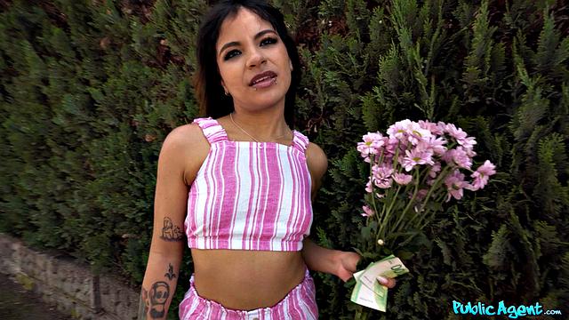 Latina Banged in the Garden