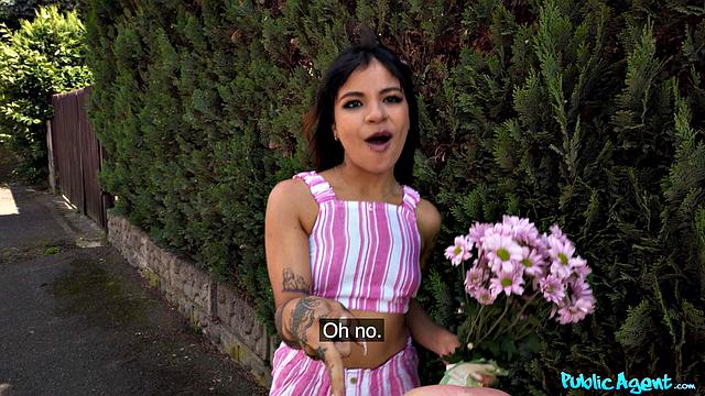 Latina Banged in the Garden