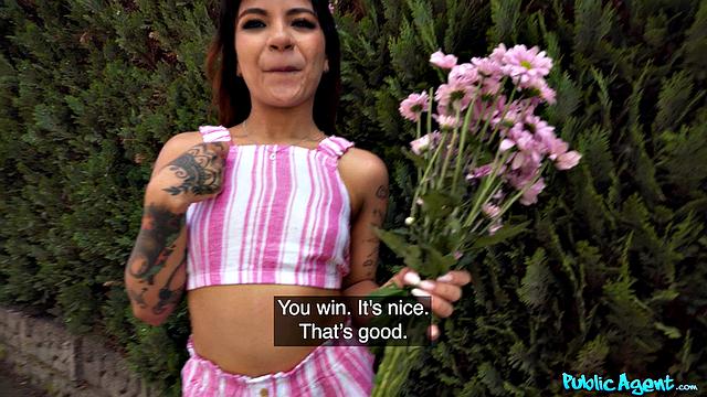 Latina Banged in the Garden