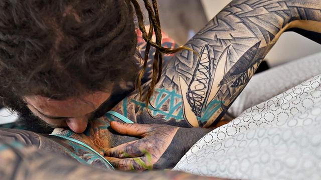 Tattoo Girl Anuskatzz Gets Fucked Balls Deep In Her Ass