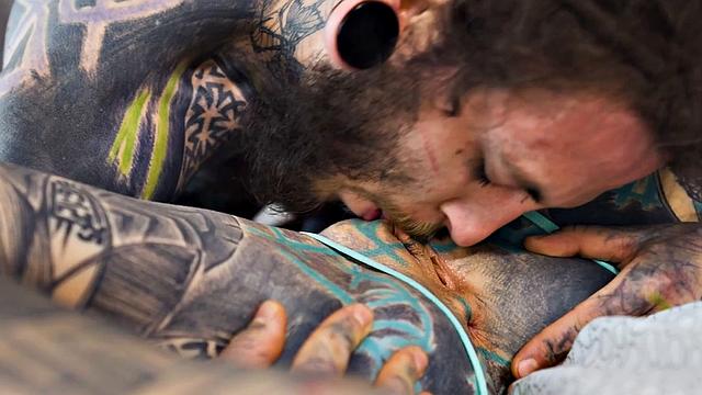 Tattoo Girl Anuskatzz Gets Fucked Balls Deep In Her Ass