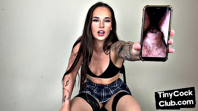 21yo lingerie babe comments on small cocks