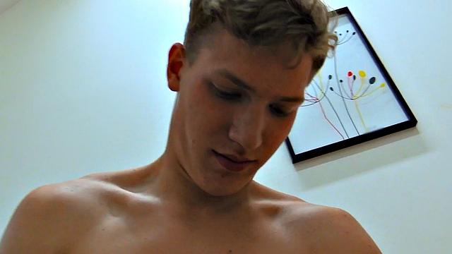 Picked Euro twink banged t fake casting after throating