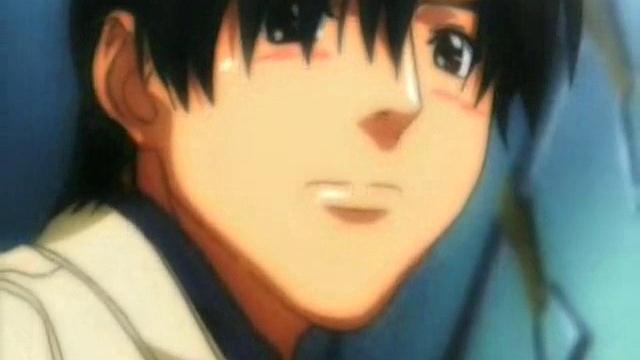 брюнетка в очках трахается с группой мужчин в стиле аниме