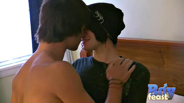Straight Guy Justin Bangs Aron - Aron & Justin