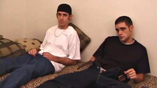 If you like twinky skater boys, Tag and Bama are for you. They start stroking each other while watching a porn video, and then take turns sucking each other in a tentative and shy way.