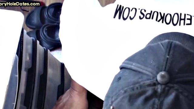 Gloryhole DILF spoils cock in homemade closeup sucking