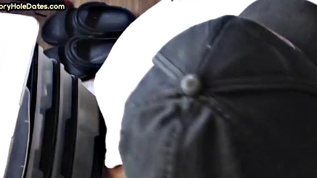 Gloryhole DILF spoils cock in homemade closeup sucking