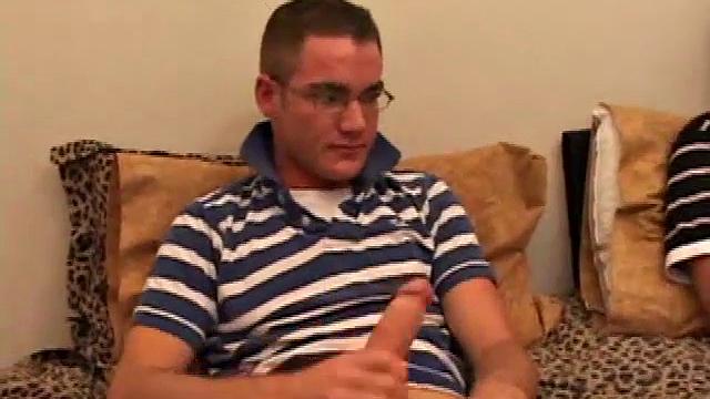 Gunner Raines is about to jerk off, when Brayden Stone sits next to him and starts stroking his cock. As the boys comment on the girl in the video, Brayden shares that he's never done anything with a guy before.