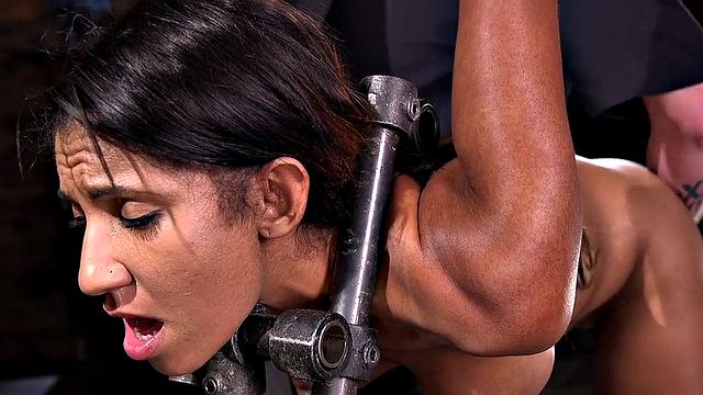 Extreme toyed anal MILF enjoys BDSM orgasms by master