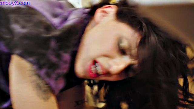 Lavenderboy gets barebacked by trainer in gym