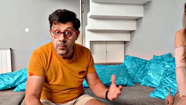 HUNT4K. Angry man allows friend to have an affair with his new GF