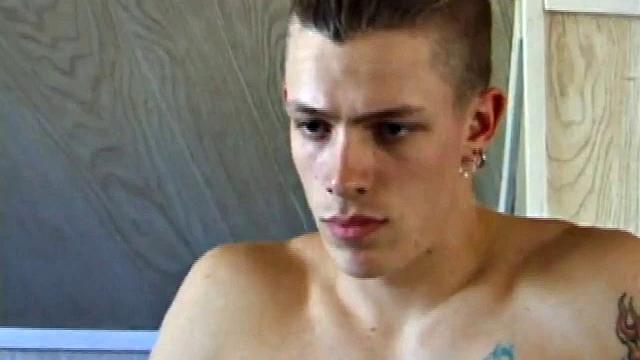 Alone in his bedroom, Shane watches porn and edges himself until he cums