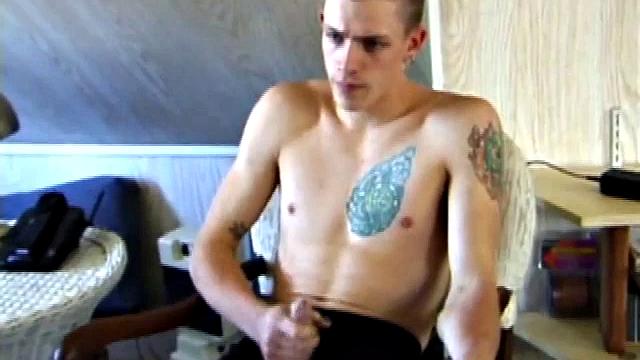 Alone in his bedroom, Shane watches porn and edges himself until he cums