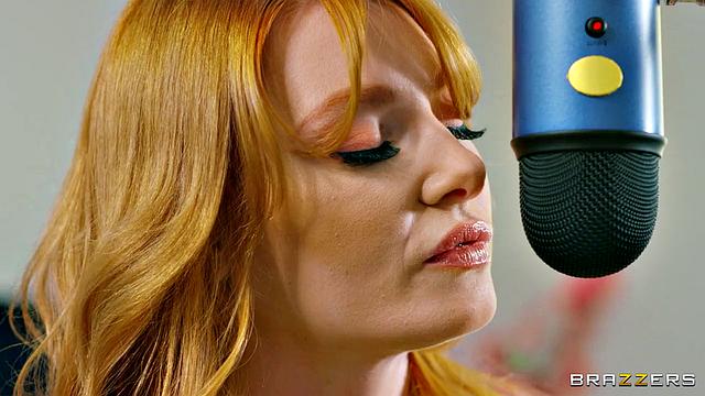 Lacy Lennon gets up close and personal with Zac Wild in a loud oral ASMR session