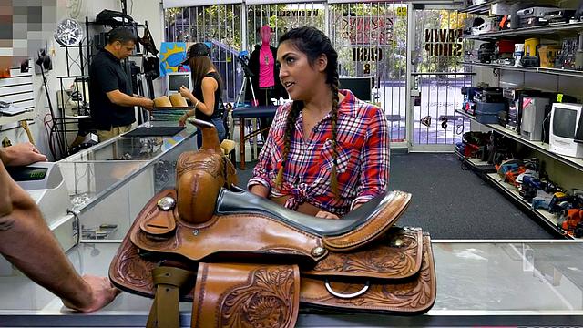 Office babe with pierced tits gets her ass drilled for her pledges' good behavior