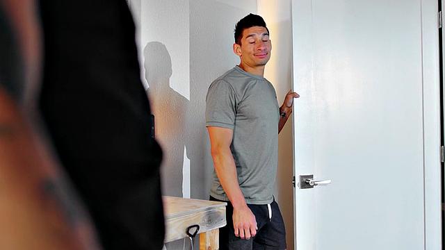 Cocksucking stud barebacked on motor by inked BF