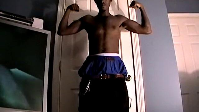 Joey shows off and blasts a huge load-handsome and humble, just ask his mirror