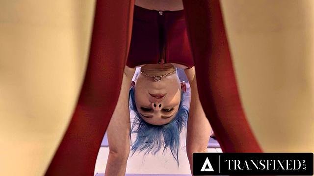 TRANSFIXED - Horny Yoga Instructor Emma Rose Uses Cis Babe Jewelz Blu While Others Try To Relax