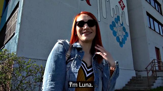 Tattooed Redhead Fucks for Cash