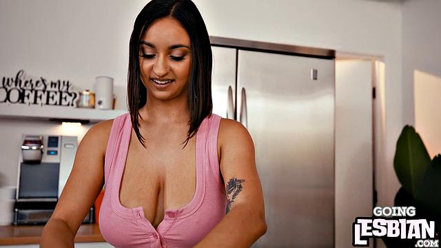 Big-titted lesbian pussylicked