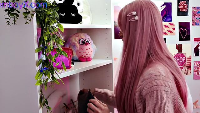 Pinky roseboy femboy giving head and getting ass penetrated