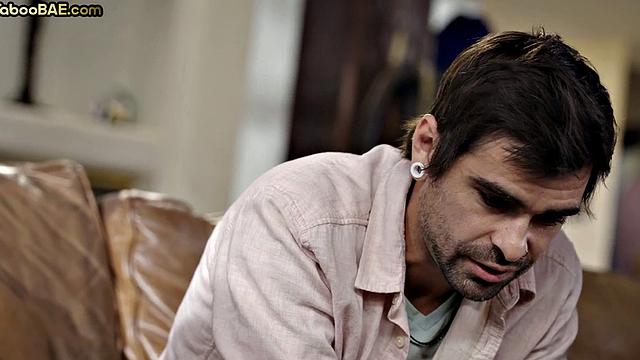 Big-titted pussylicked MILF in stockings pounded by her BF