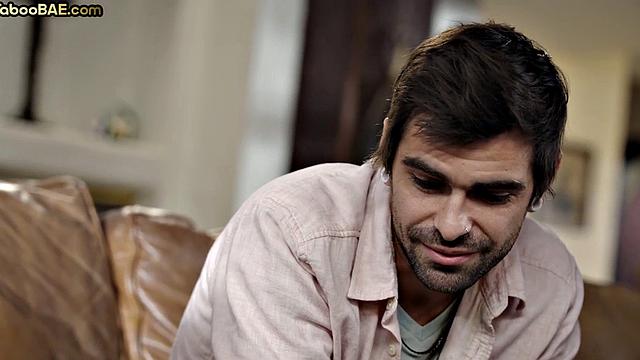 Big-titted pussylicked MILF in stockings pounded by her BF