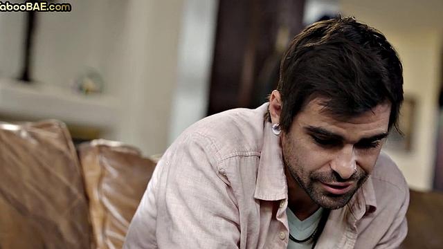 Big-titted pussylicked MILF in stockings pounded by her BF