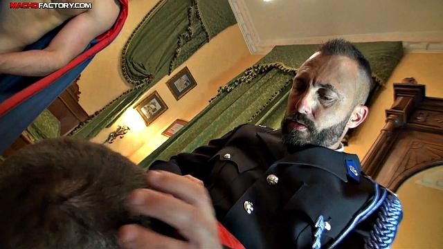Third scene of Ariostofuck 2. Cops fucking aristocrats. - Caballeros X