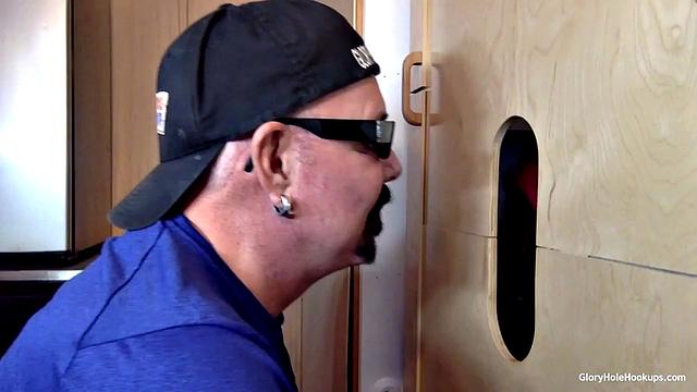 Young Guy Loves Gloryhole BJ