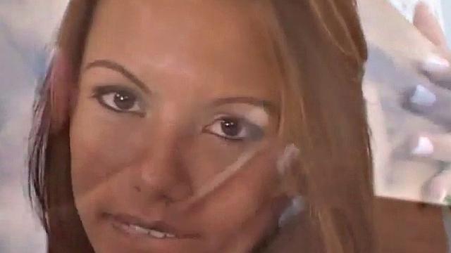 Blonde blowing dick after teasing