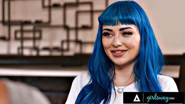 GIRLSWAY - Naughty Destiny Mira Teaches Her New Roommate Jewelz Blu How To Squirt