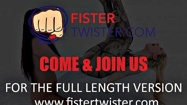 Blonde Hard Fisted By Redhead