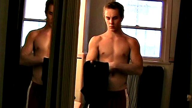 Kelly Cooper slips off his undies and gets caught in a cheeky gay tease-guess he got more than laundry done today