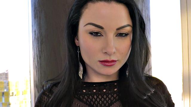 Lingerie goddess fond of IR fuck