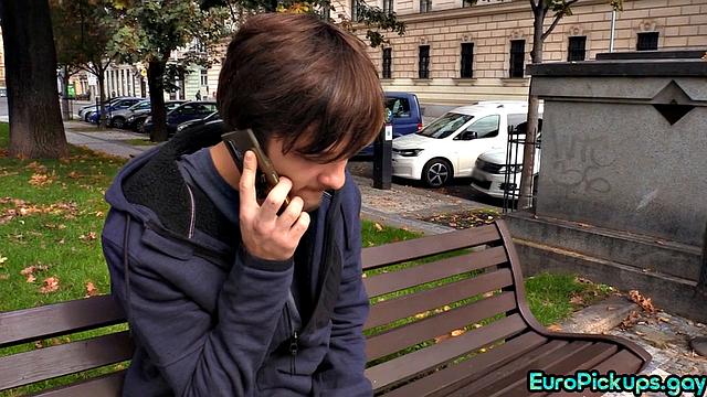 Picked up guy gets facial