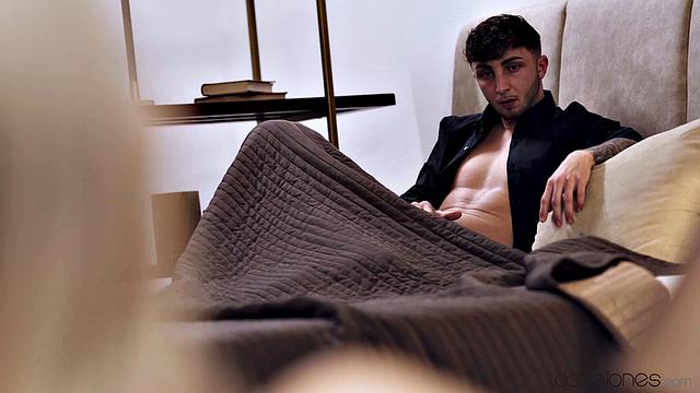 Blonde in stockings and heels