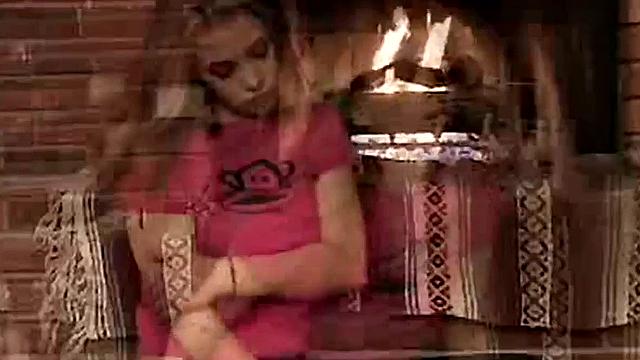 Watch Little April finger her tight petite pussy in public with her topless t-shirt on!