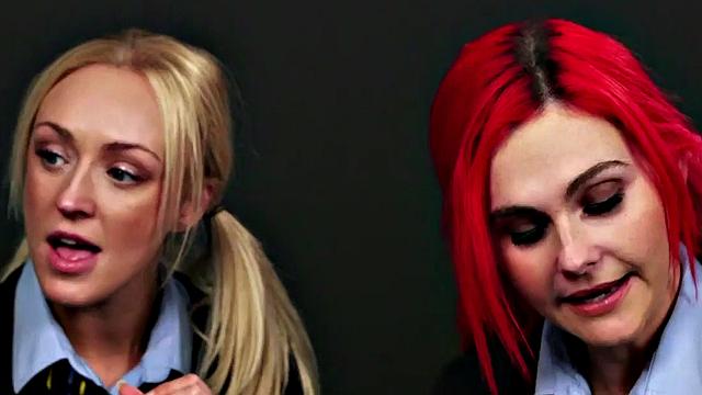 CFNM uniform schoolbabes wank classmate