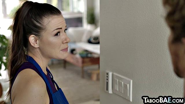 Nasty babe doggyfucked hard by lover