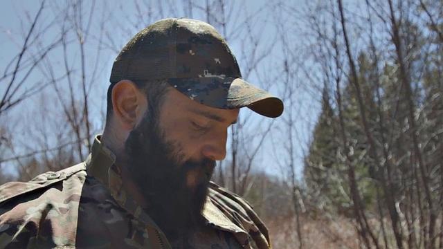 Bearded gay fucks jock in forest on quad