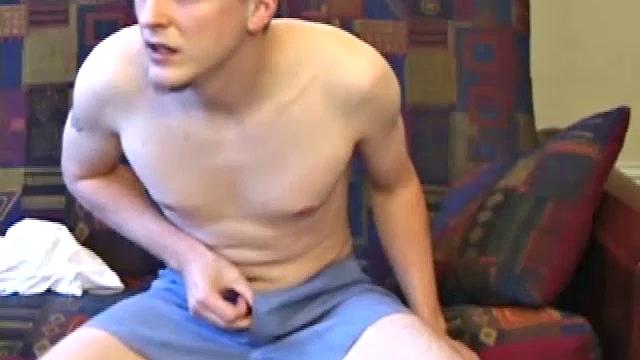 Ethan is a smooth skater boy with an impressive dick poking out of his boxers. While jacking off, he almost never uses any classic strokes, preferring to manipulate his massive cock in a variety of interesting ways.