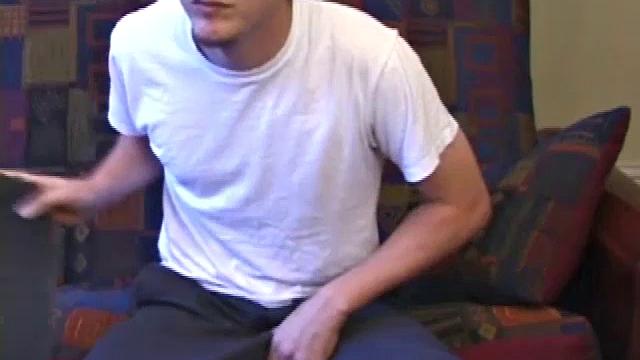 Ethan is a smooth skater boy with an impressive dick poking out of his boxers. While jacking off, he almost never uses any classic strokes, preferring to manipulate his massive cock in a variety of interesting ways.