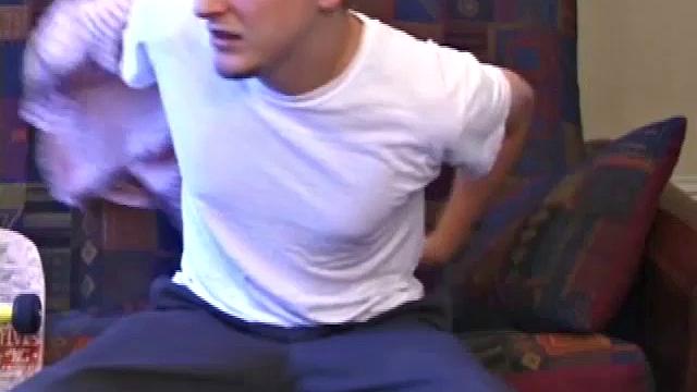 Ethan is a smooth skater boy with an impressive dick poking out of his boxers. While jacking off, he almost never uses any classic strokes, preferring to manipulate his massive cock in a variety of interesting ways.