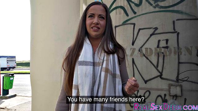 Cash loving naughty slut fucked