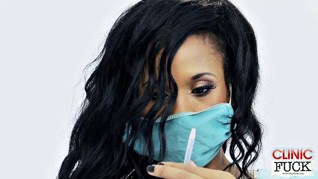 Nurse Keisha having fun