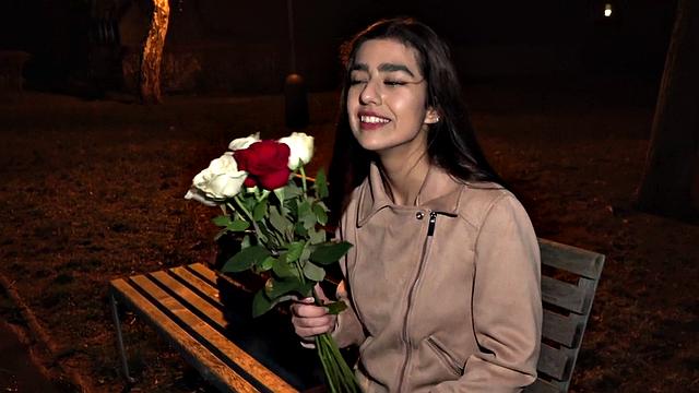 Real newbie giving brain and gagging on cock