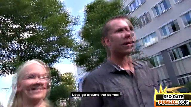 Blondie Satisfies 2 Dicks Outdoors