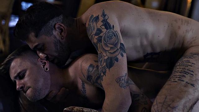 Taboo stepbrother barebacked by top stud with tattoos